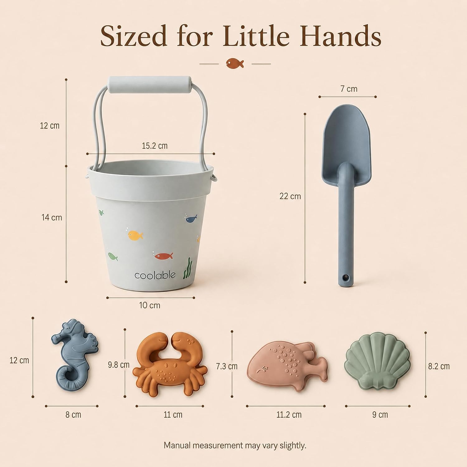Sea Creatures Silicone Beach Toy Set: image 2