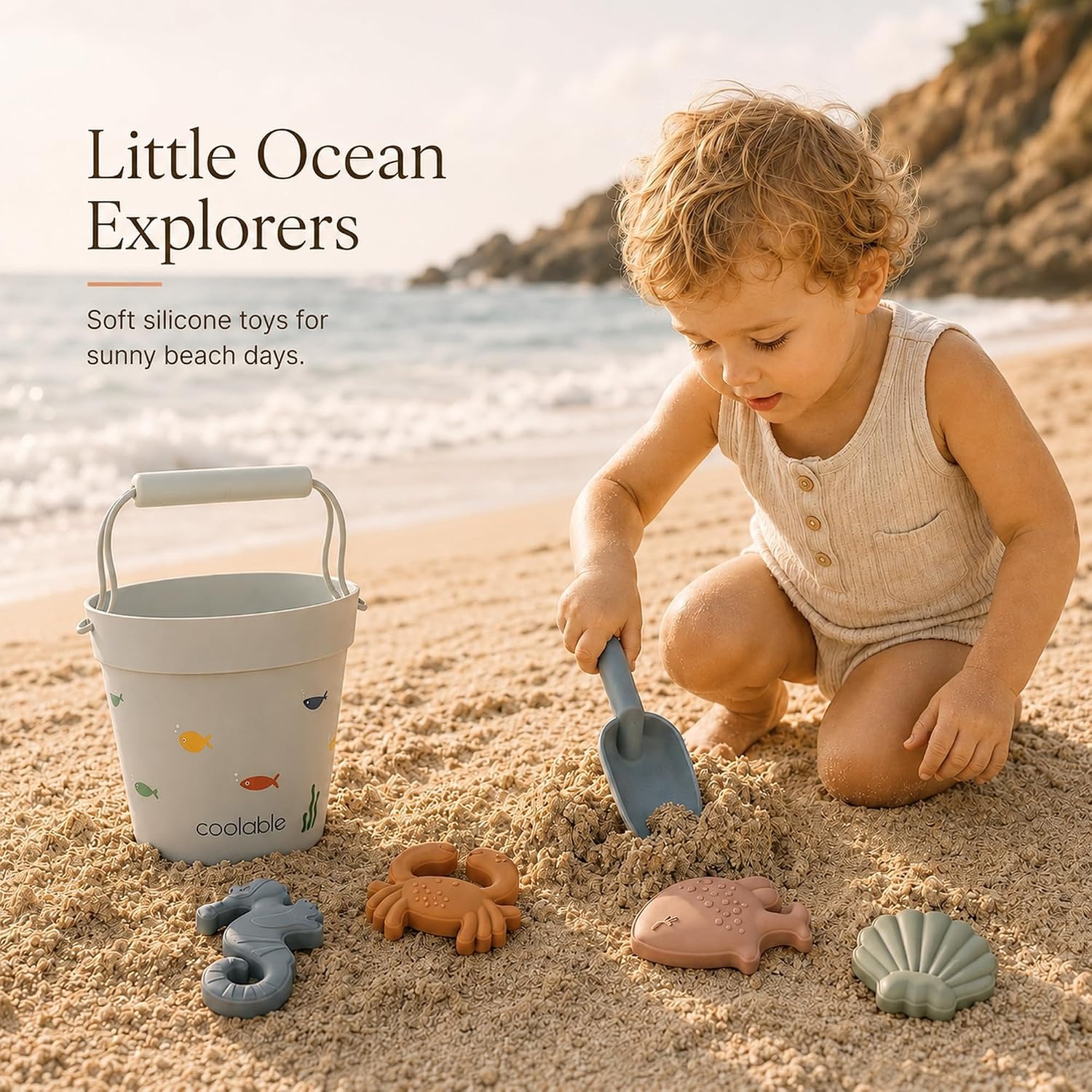 Sea Creatures Silicone Beach Toy Set: image 9